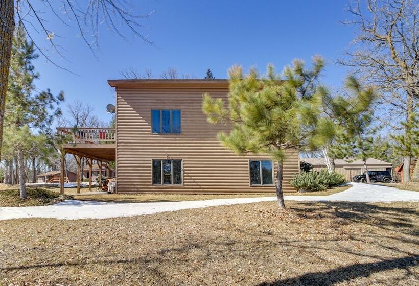 Fire Pit + Lake View: Cozy Park Rapids Cabin
