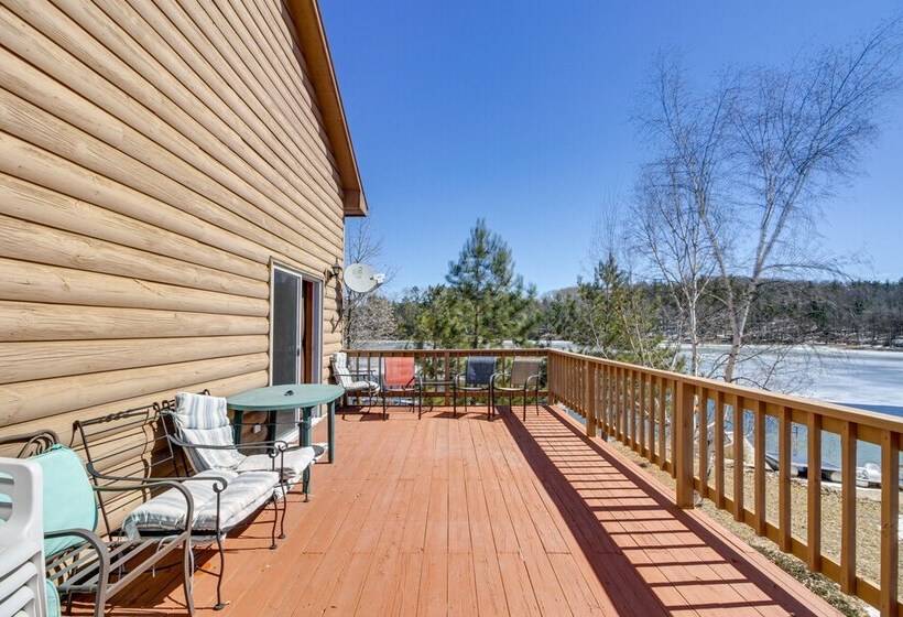 Fire Pit + Lake View: Cozy Park Rapids Cabin