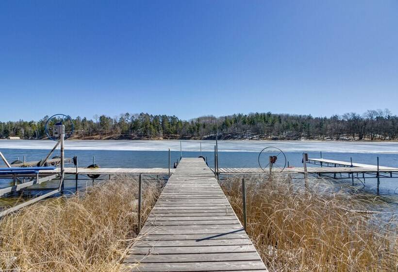 Fire Pit + Lake View: Cozy Park Rapids Cabin
