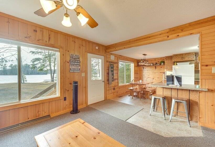 Pet Friendly Couderay Cabin W/ Boat Dock + Grill!
