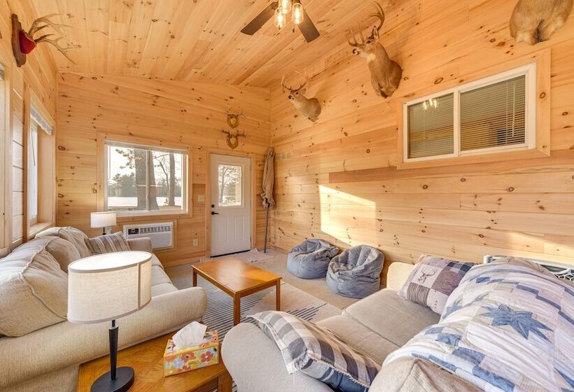 Pet Friendly Couderay Cabin W/ Boat Dock + Grill!