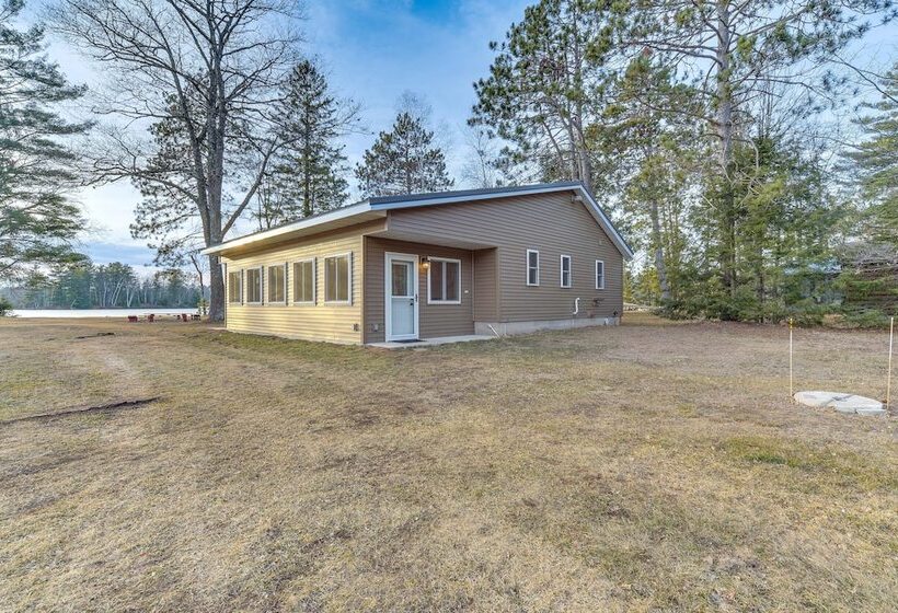 Pet Friendly Couderay Cabin W/ Boat Dock + Grill!