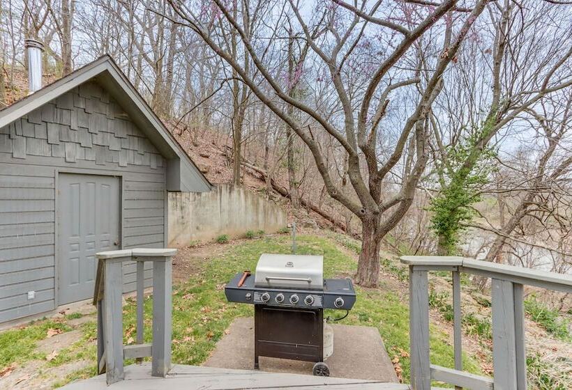 Riverfront Baxter Springs Home W/ Deck & Grill!