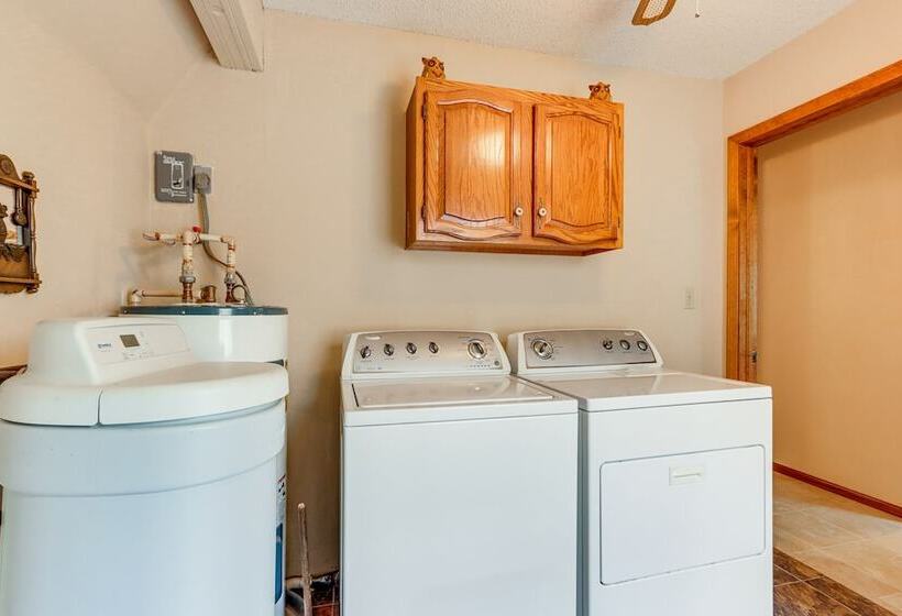 Riverfront Baxter Springs Home W/ Deck & Grill!