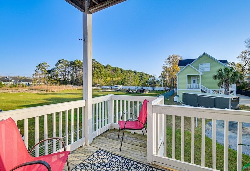 Spacious Murrells Inlet Home   Walk To Beach!