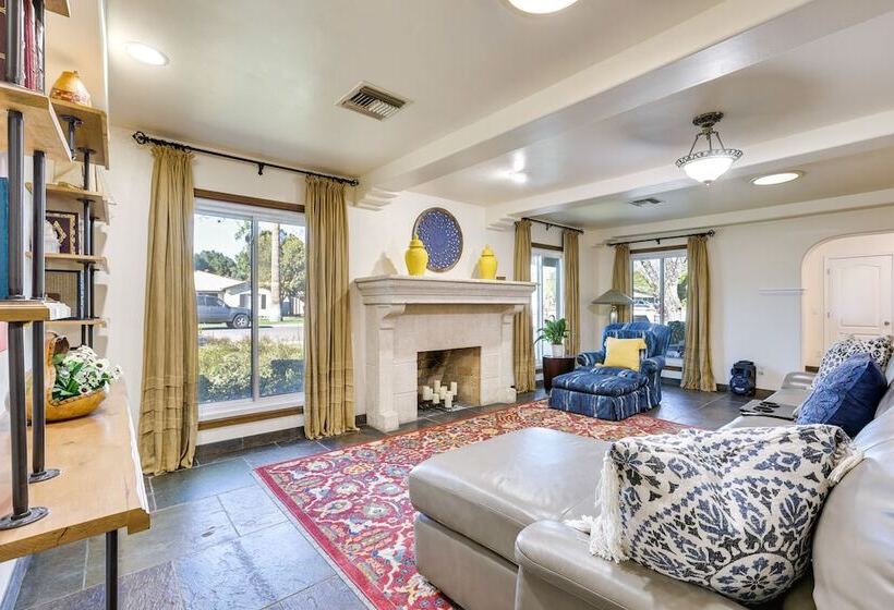 Spacious Uptown Phoenix Home W/ Pool & Yard Games!