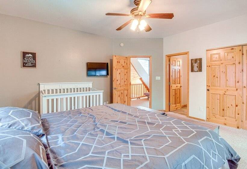 Tranquil Heber Overgaard Cabin W/ Decks & Grill!