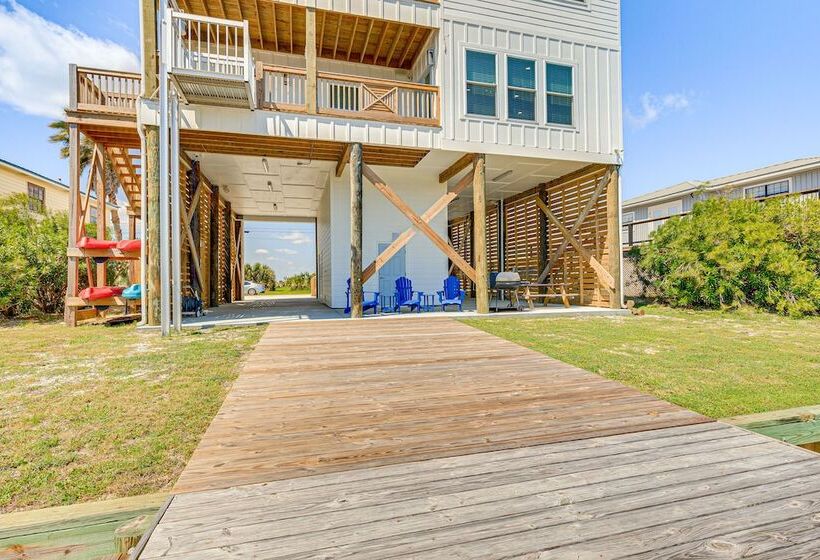 Waterfront Dauphin Island Home < Half Mi To Beach!