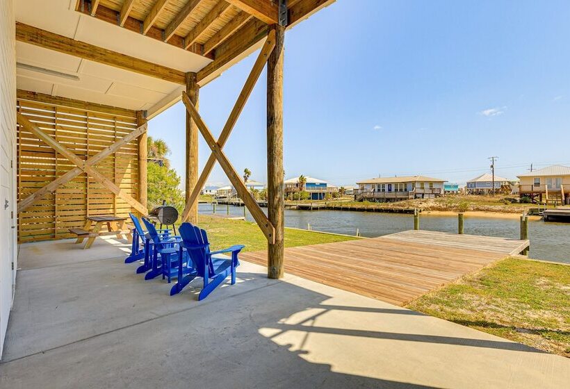 Waterfront Dauphin Island Home < Half Mi To Beach!