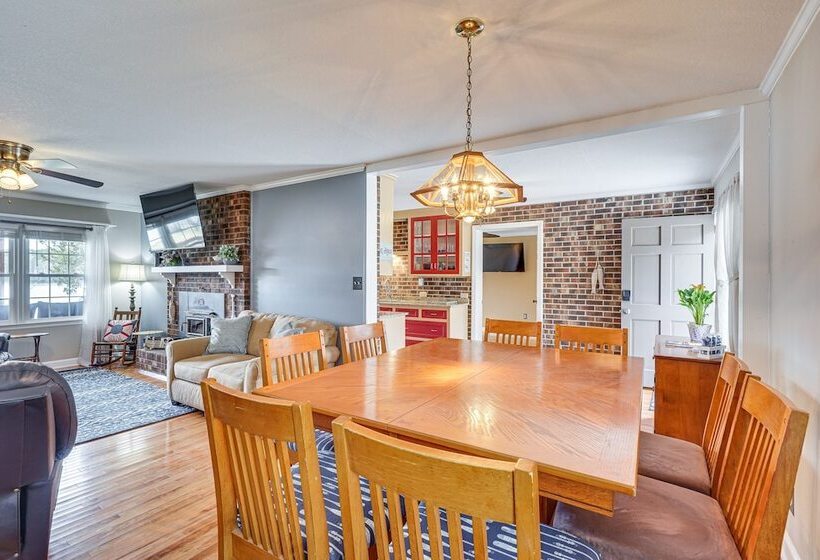 Waterfront Lake Gaston Home W/ Private Dock!