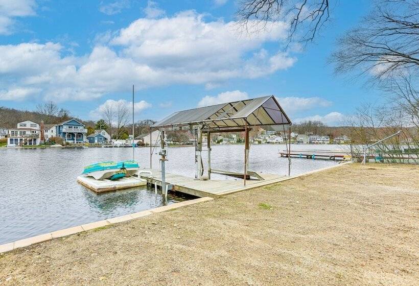 Waterfront Lake Hopatcong Home W/ Boat Dock!