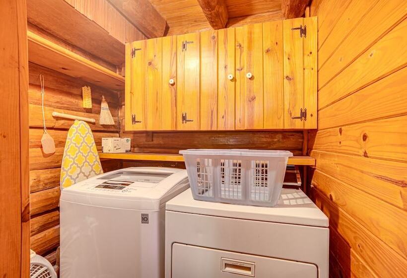 Waterfront Livingston Log Cabin W/ Private Dock!