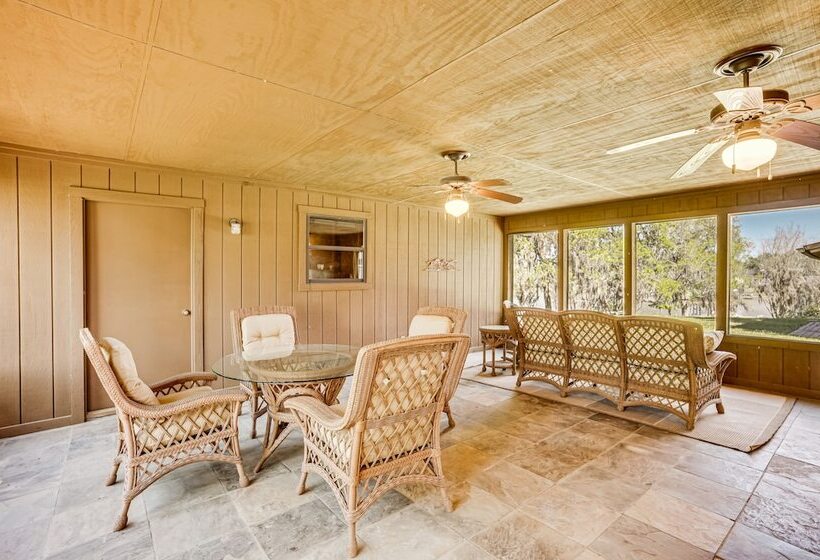 Waterfront Livingston Log Cabin W/ Private Dock!