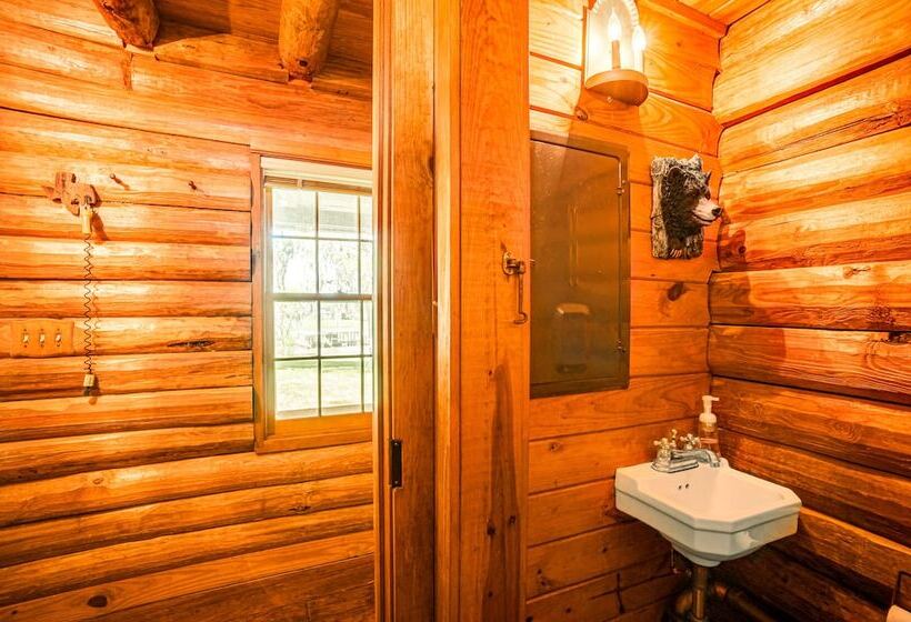 Waterfront Livingston Log Cabin W/ Private Dock!