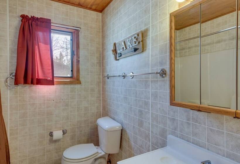 Lake Access, Boat Slip: Wooded Park Rapids Cabin!