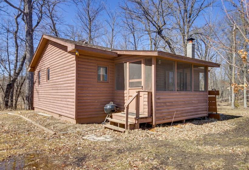 Lake Access, Boat Slip: Wooded Park Rapids Cabin!