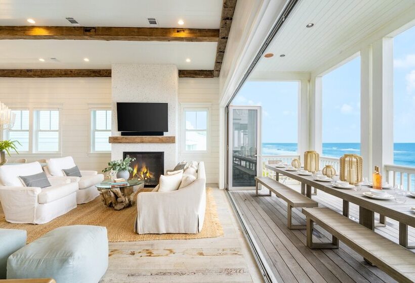 Marlin By Avantstay Beachfront Mansion W/ 10 Bdrs & Multiple Living Spaces & Kitchens!