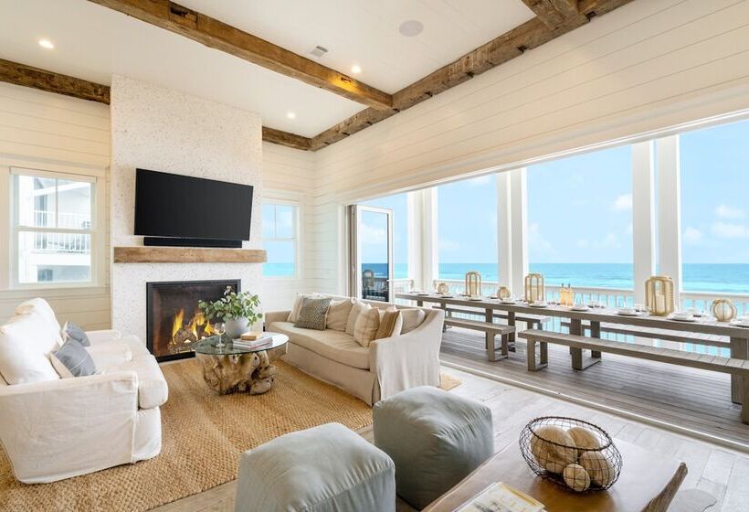 Marlin By Avantstay Beachfront Mansion W/ 10 Bdrs & Multiple Living Spaces & Kitchens!