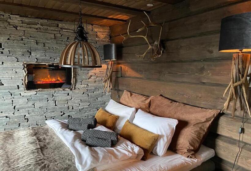 فندق Norefjell   Storhytte Med Jacuzzi Og Fantastisk Beliggenhet