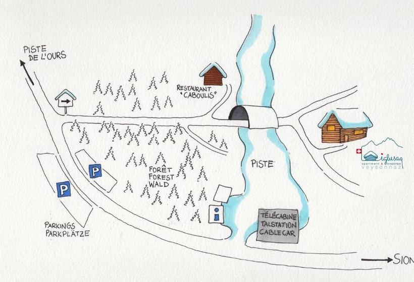 ベッドアンドブレックファースト Iglusaq Lodge