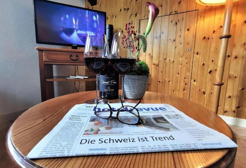 בית מלון כפרי Alpenblick Leukerbad Therme