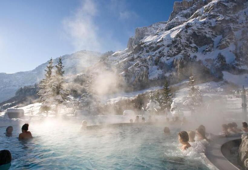 בית מלון כפרי Alpenblick Leukerbad Therme
