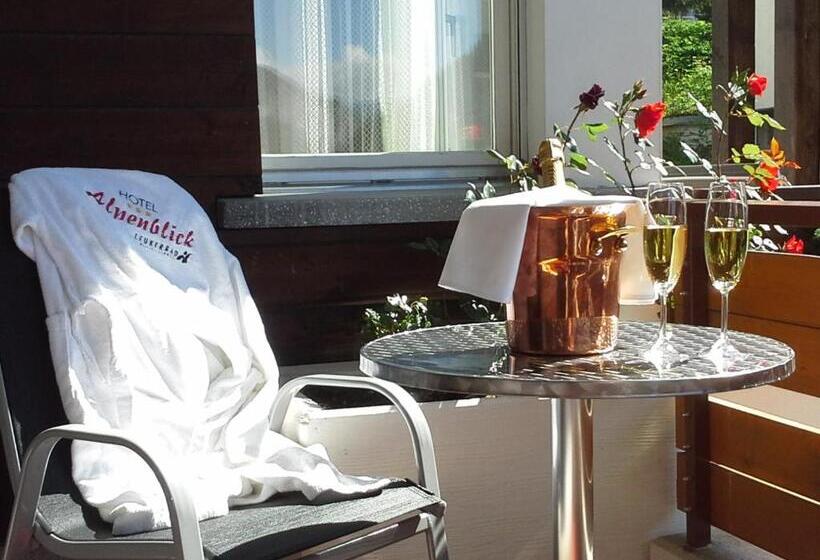 בית מלון כפרי Alpenblick Leukerbad Therme