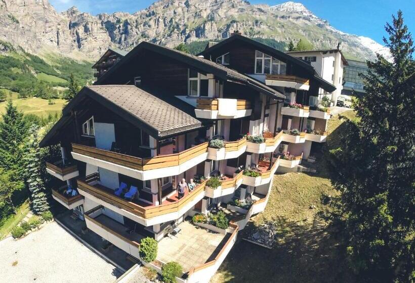 בית מלון כפרי Alpenblick Leukerbad Therme