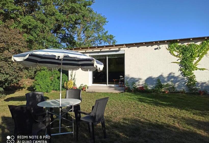 צימר Les Caboderies Chambre Familiale Privée Indépendante 2 Lits