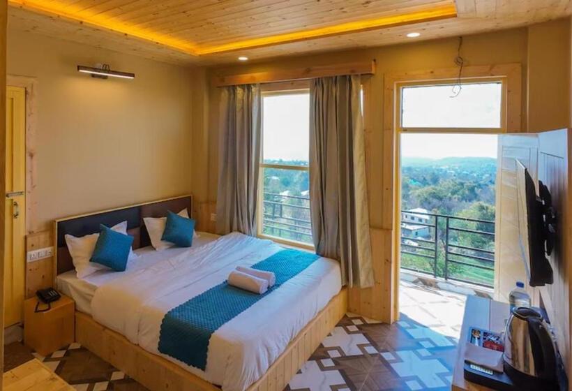 酒店 Goroomgo Ghar Bar Boutique Stay Himachal Pradesh   Luxury Room & Mountain View