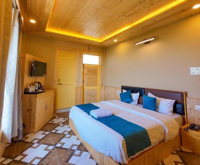 酒店 Goroomgo Ghar Bar Boutique Stay Himachal Pradesh   Luxury Room & Mountain View