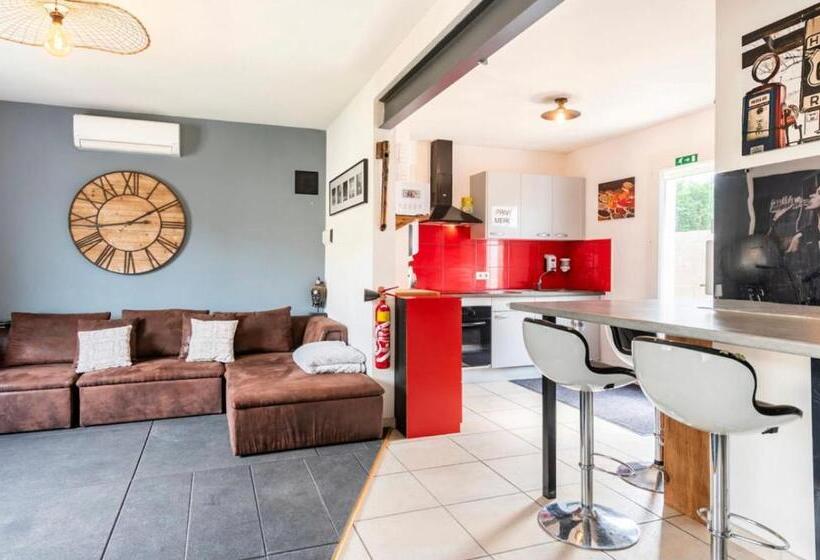 Bed and Breakfast Villa Des Palmiers, Chambre 2, Lit Double