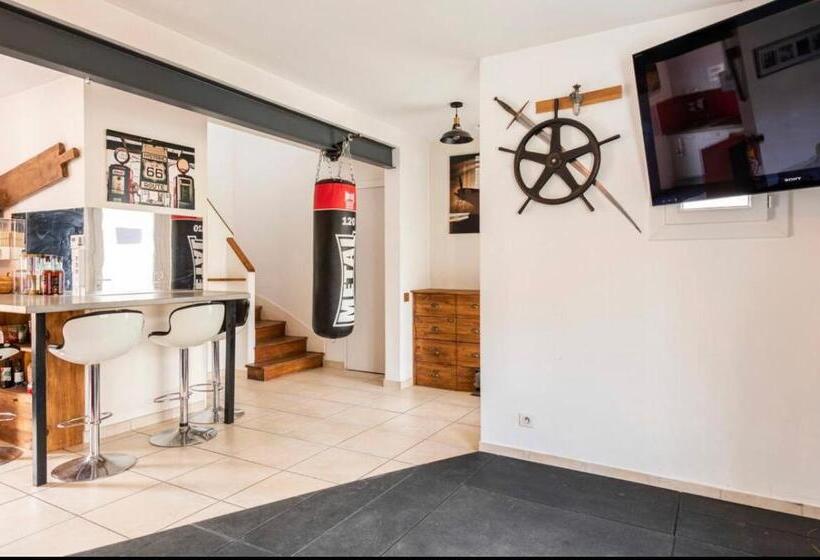 Bed and Breakfast Villa Des Palmiers, Chambre 2, Lit Double