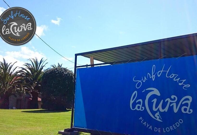 مبيت وإفطار La Curva Surfhouse   Hostel