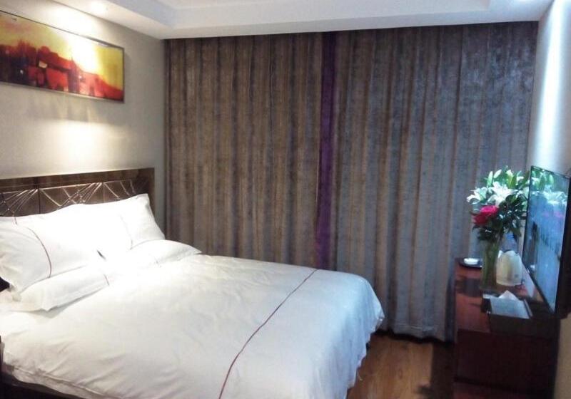 호텔 Greentree Haixi Golmud Pedestrian Business