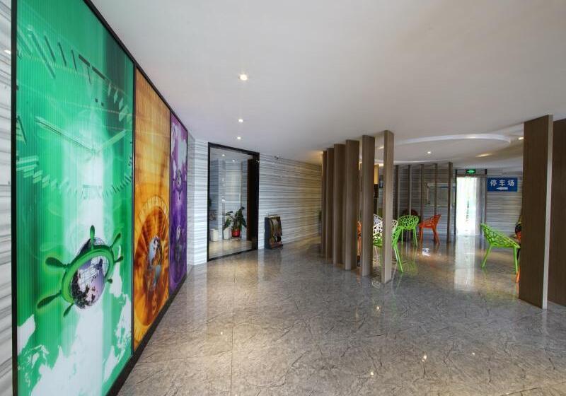 בית מלון כפרי Greentree Inn Fujian Fuzhou Software Park River View Business