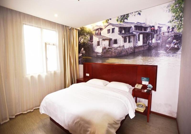 Отель Greentree Inn Jiangsu Suzhou International Film City South Jinshan Road Express