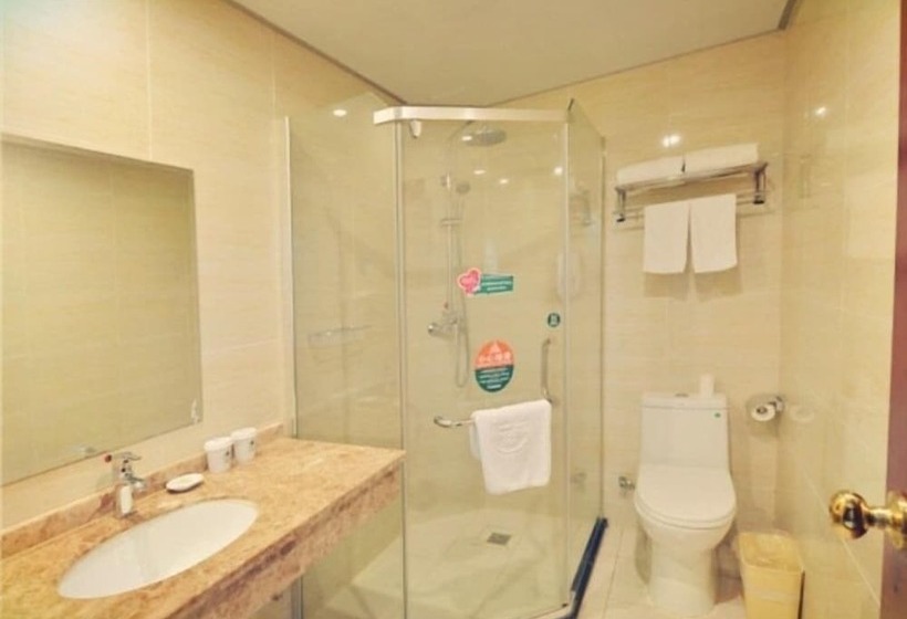 호텔 Greentree Inn Jiangsu Wuxi Dongting Leather City Express