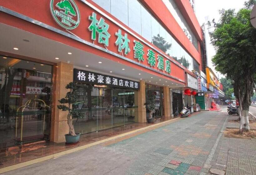 בית מלון כפרי Greentree Inn Guangdong Jieyang Bus Terminal Station Ronghua Avenue Business
