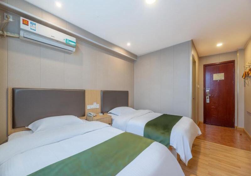 בית מלון כפרי Greentree Inn Shandong Jining Railway Station Express