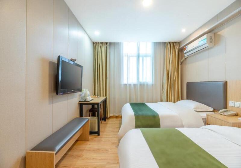בית מלון כפרי Greentree Inn Shandong Jining Railway Station Express