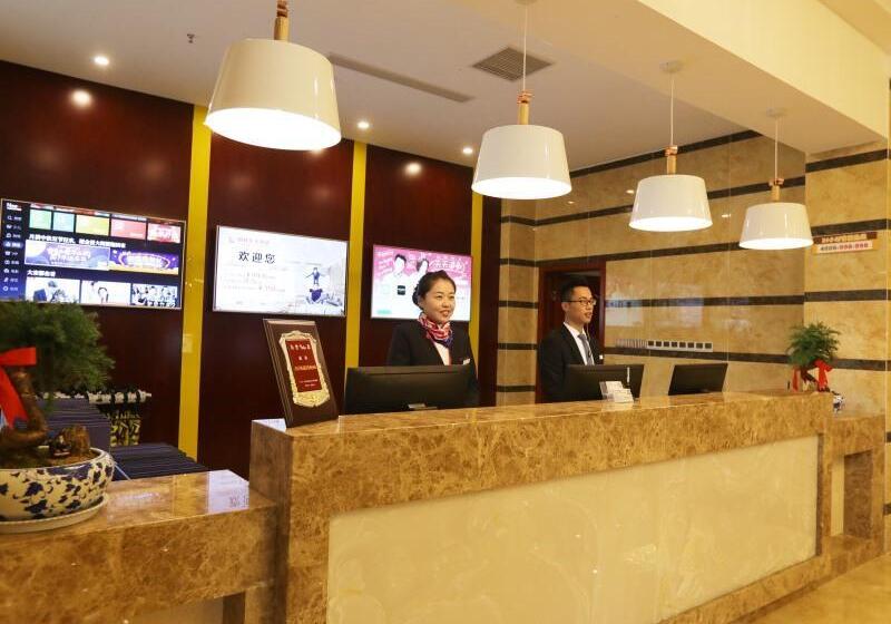 בית מלון כפרי Greentree Inn Shandong Liaocheng Town Dongchang Road Zhuanpan Business