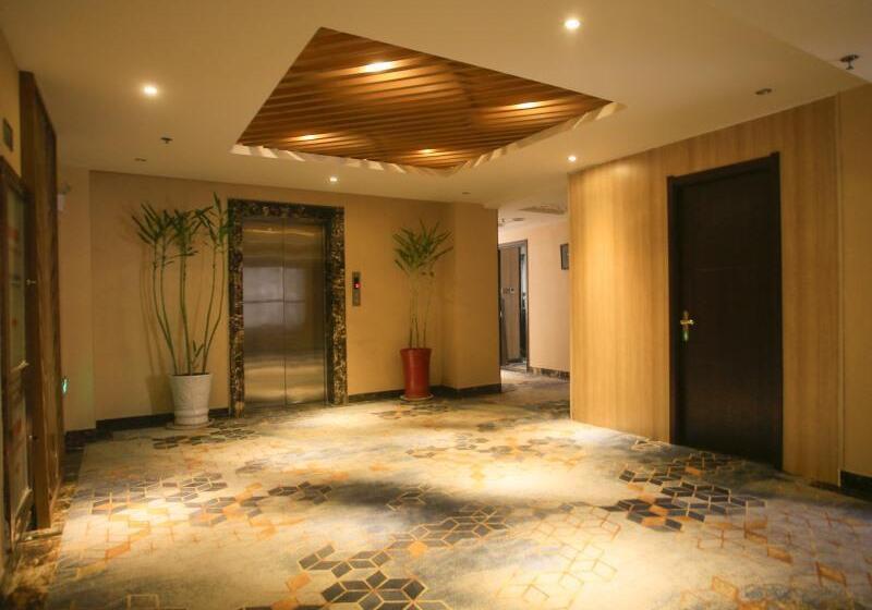 בית מלון כפרי Greentree Inn Shandong North Weihai Station North International Bathing Beach Business