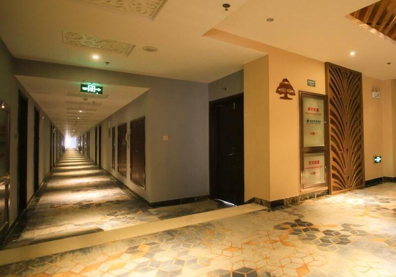 בית מלון כפרי Greentree Inn Shandong North Weihai Station North International Bathing Beach Business