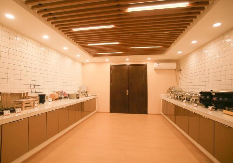 בית מלון כפרי Greentree Inn Shandong North Weihai Station North International Bathing Beach Business