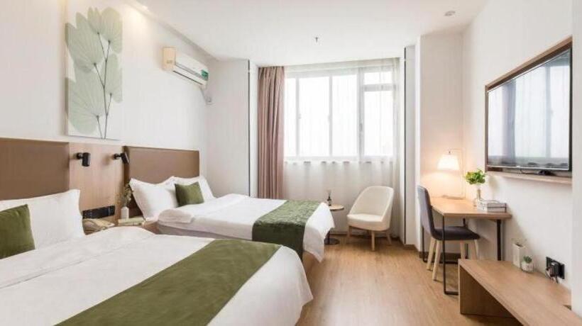 호텔 Greentree Inn Shanghai Zhoupu Town Xiupu Road Business