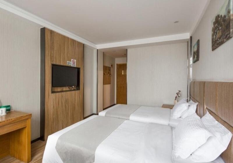 Отель Greentree Inn Jiangsu Yancheng Yandu Bus Station Middle Daqing Road Express