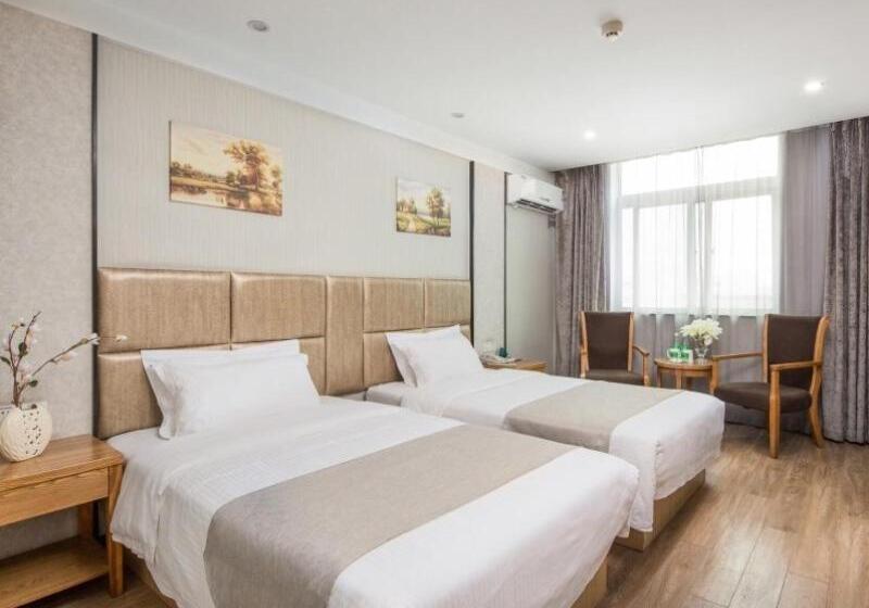 Отель Greentree Inn Jiangsu Yancheng Yandu Bus Station Middle Daqing Road Express