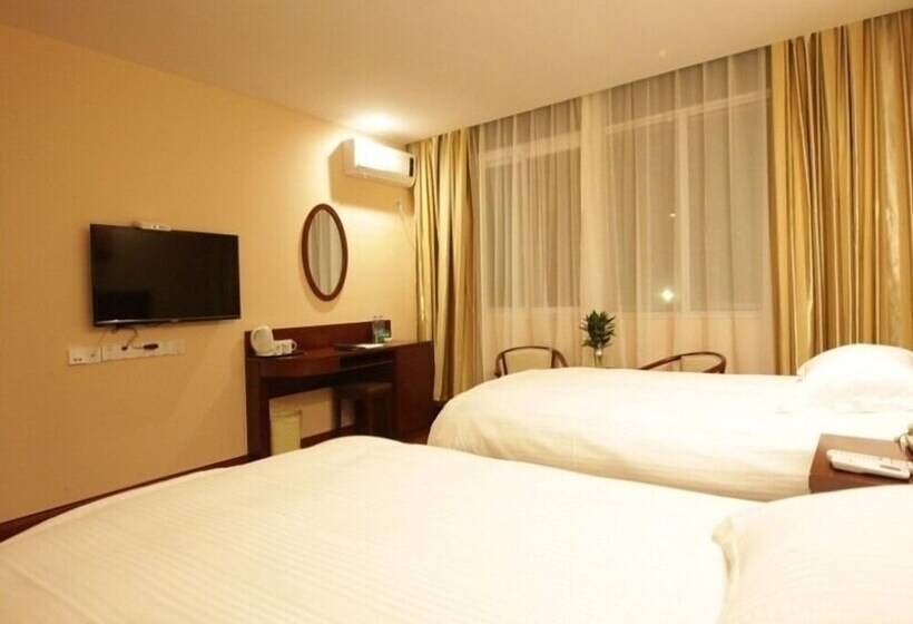 Отель Greentree Inn Yangzhou West Kaifa Road Baolong Square Express