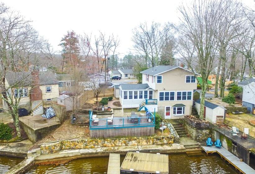 Classic Waterfront Home On Lake Maspenock W/ Grill